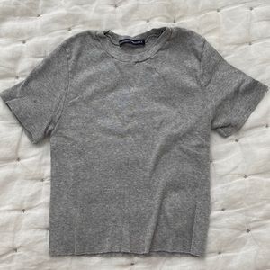 Solid grey Brandy Melville tee